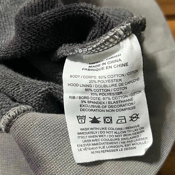 Nike Jordan DNA Black and Gray Hoodie Size Large - Picture 5 of 6